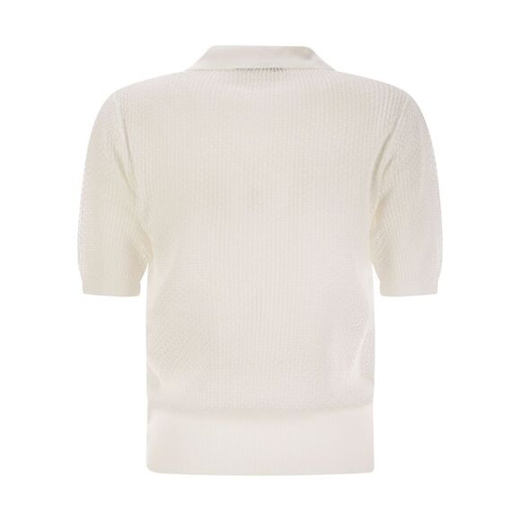Fabiana Filippi Women Polo Shirt With Diamond Thread